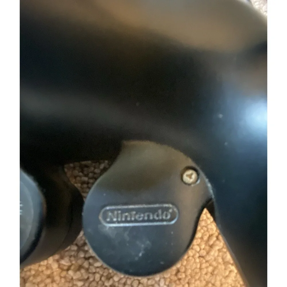 Nintendo GameCube Controller Black  DOL-003 OEM Authentic